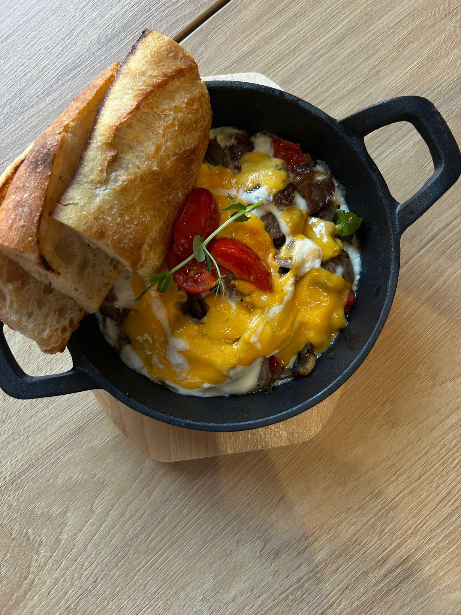 Brunch skillet at Robe